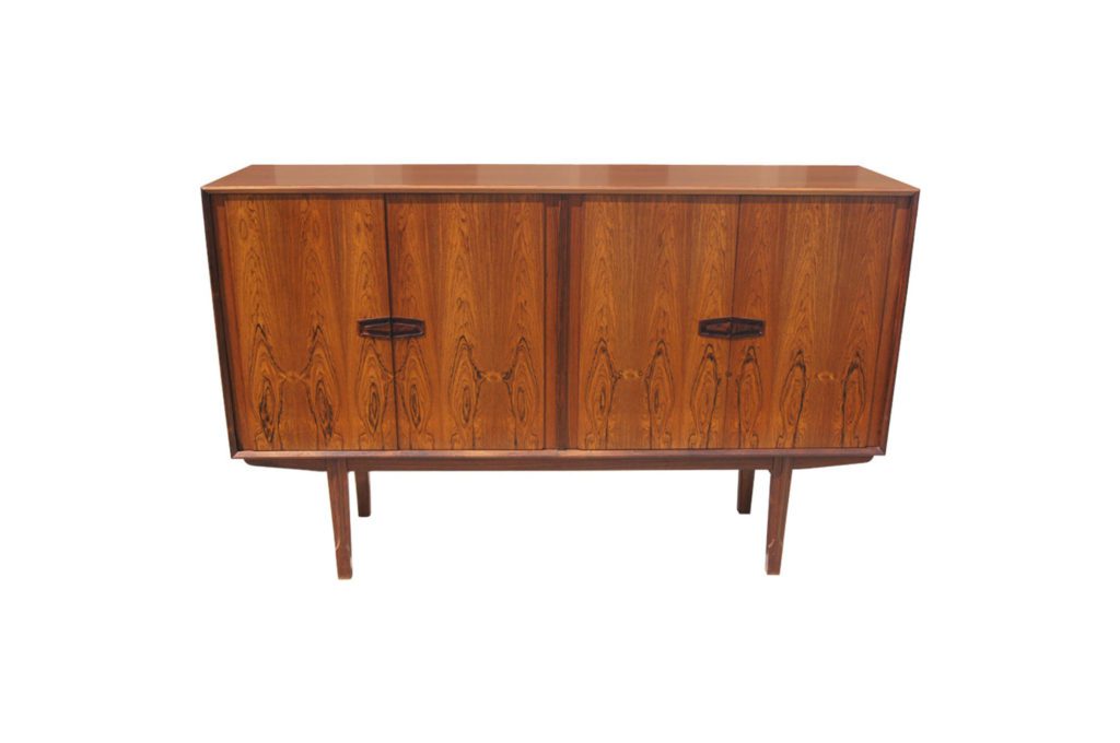 Danish Modern Rosewood Sideboard or Buffet Machine Age New England